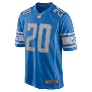 Barry Sanders Detroit Lions Nike Game Retired Player Jersey - Blue