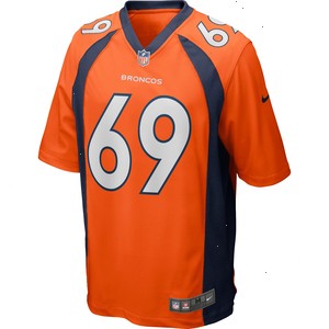 Mark Schlereth Denver Broncos Nike Game Retired Player Jersey - Orange